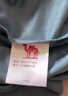 骆驼（CAMEL）运动速干T恤透气宽松户外休闲圆领情侣短袖夏季男款，雾灰蓝XL 实拍图