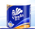 维达（Vinda）有芯卷纸 蓝色经典4层140克*10卷 厚韧 卫生纸厕纸 卷筒纸纸巾 实拍图