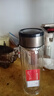 【⭐京东物流配送】高硼硅双层玻璃杯大容量泡茶杯水杯子茶水分离 【双层加厚】茶杯 350ml 1只 实拍图