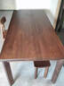 铁逍遥胡桃木实木书桌客厅化大长桌大板工作台家用办公桌学习电脑桌餐桌 胡桃木桌160*70*75厚4.5cm 实拍图