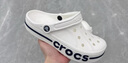 卡骆驰crocs洞洞鞋贝雅男鞋女鞋轻便耐磨一脚蹬拖鞋休闲鞋|10126 黑色-001 36 /37(220mm) 实拍图