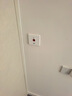 罗格朗（LEGRAND）开关插座面板 简悦系列陶瓷白色 86型墙壁插座 紧急呼叫开关 实拍图