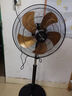 钻石牌（DIAMOND） 工业风扇落地扇家用立式电风扇大风力摇头强力电扇客厅商用工厂车间铝叶商业风扇 FS-45-B金色五叶 推荐商铺/车间 实拍图