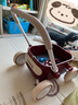 kidpop婴儿学步车多功能实木手推车可调速防侧翻儿童玩具周岁礼物复古红 实拍图