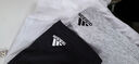 阿迪达斯阿迪达斯短袖纯棉T恤男女同款新品家居服舒适弹力宽松送礼 两件装（黑+白） 2XL （170-180斤） 实拍图