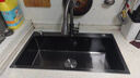 卫达斯厨房水槽大单槽台下盆 不锈钢洗菜盆一体盆 洗菜池洗碗槽水池盆 D套餐-配冷热抽拉龙头+台控 三孔款78*43cm(双改单槽专用) 实拍图