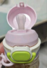 babycare儿童水杯吸管杯双饮二合一户外运动水壶上学大容量PPSU-满杯600ml 实拍图