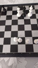 友邦（UB） 国际象棋黑白色磁性可折叠便携培训教学用棋 3810B-C(中号) 实拍图