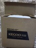 科固（KEGOO）双孔入墙式厨房水龙头水槽洗菜盆 阳台洗衣池冷热龙头黄铜K1062 实拍图