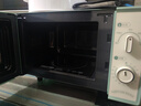 美的（Midea）小滋味微波炉家用小型 复古旋钮薄荷曼波风 一级能效平板变频轻音M1G1 实拍图