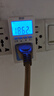 普彩电表功率电量计量插座交流多功能220v电流频率电子表家用空调热水器电力监测仪电度表10A16A 10A升级款带背光 实拍图