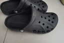 卡骆驰crocs洞洞鞋贝雅男鞋女鞋轻便耐磨一脚蹬拖鞋休闲鞋|10126 黑色-001 40 (250mm) 实拍图