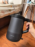 东芝（TOSHIBA）电热水壶 进口Strix温控器316不锈钢母婴级食品级家用1.5L保温开水烧水壶双层防烫安全倾倒防漏水 1.5L 【水物语丨黑色】15DRSC 实拍图