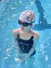 WATERTIME泳镜 大框高清近视镀膜防水防雾男女成人游泳眼镜泳帽套装备 幻影/黑 左右不同拍此项联系客服备注度数 实拍图