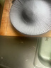 onlycook 日式陶瓷盘子 餐盘西餐盘牛排盘水果盘 复古可微波 10寸黑色 实拍图