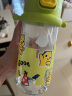 babycare免拧户外运动水杯儿童学饮直饮吸管杯幼儿园上学水壶-青色 实拍图
