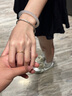 周大生实心黄金戒指女足金三生三世情侣素圈尾戒生日礼物送女友 1.62g - 9圈 足金实心素圈戒指 实拍图