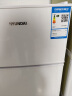 HYUNDAI（韩国现代） 小冰箱 冰箱小型双开门 迷你双门家用宿舍租房冷藏冷冻电冰箱节能省电 90L白【租房神器+行业热卖】 实拍图