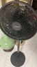 美的（Midea）【超级单品】七叶轻音立式电风扇家用柔风落地扇台式桌面小型风扇大风量节能摇头宿舍电扇 SAF30AB 实拍图