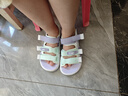 安踏儿童运动凉鞋女大童2025夏季透气魔术贴露趾沙滩鞋A22326962I 实拍图
