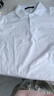 罗蒙男童短袖polo衫校服春夏新款T恤女童班服 白色短袖POLO衫 160 实拍图