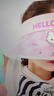 Hello Kitty儿童帽子夏季大帽檐防晒遮阳帽男女童空顶太阳帽 TKM1086凯蒂猫 实拍图