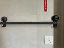 有顾吸盘毛巾架免打孔卫生间置物架浴室毛巾杆壁挂式厕所浴巾收纳挂架 60CM单杆【强力吸盘】 实拍图