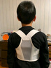 CERVIN日本进口背部矫正器带成人儿童开肩矫姿带矫正神器隐形 白色 S 实拍图