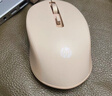 惠普（HP）S1000C无线鼠标 可充电TypeC办公鼠标 家用/商务办公/笔记本/台式机USB接口即插即用 奶茶色 实拍图