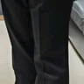 雅戈尔（YOUNGOR）西服裤男西装裤TR裤裤子聚酯纤维粘纤氨纶新品 黑色VCHX310114AWA 34 175/84A 实拍图