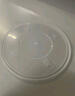 美丽雅 一次性饭盒圆形1000ml*8套 食品用塑料打包碗加厚带盖可微波 实拍图