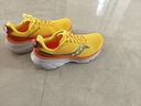 Saucony【彭于晏同款】索康尼向导17减震支撑跑鞋男夏季新款轻便运动鞋男 黄桔116 43 实拍图
