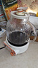 美的（Midea）煮茶器煮茶壶花茶壶 养生壶迷你恒温电热水壶蒸茶器喷淋式316L不锈钢烧水壶黑茶茶具1升YSTM-Z11 实拍图