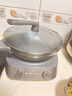 美的（Midea）钛陶电炒锅 电蒸锅电煮锅炒菜专用分体式家用多功能一体电火锅 5.5L多用途锅HCG3218S配蒸笼 新款 实拍图