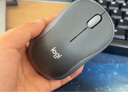 罗技（Logitech）M185鼠标 无线鼠标 办公鼠标 对称鼠标 黑色灰边 带无线2.4G接收器 实拍图