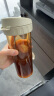 特百惠（Tupperware）茶韵500ML塑料杯男女士学生夏季运动水杯子户外便携大容量 奶茶棕 实拍图