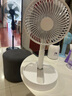 那时海折叠伸缩可充电小风扇USB可蓄电电风扇电池小电扇户外随身便携式风扇桌面静音台式风扇大风力 2倍电量-6寸折叠伸缩款+快充头 实拍图