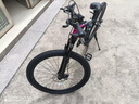 EG7山地自行车成人学生变速越野单车双减震赛车26寸青少年男女 辐条【升级减震 超强承重】炫彩 27.5寸24速【适合：175-190CM】 实拍图