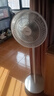 美的（Midea）【品质推荐】七叶轻音柔风电风扇/家用省电落地扇/台式电扇/广角摇头节能宿舍小型风扇 SAE35CA 实拍图