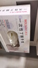 乌斯京（WOLSGIN）一次性手套丁腈橡胶食品级加厚耐用厨房防护丁晴白色100只中码 实拍图