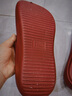 朴西夏季厚底增高人字拖鞋女士外穿踩屎感 安格拉红  37-38 实拍图