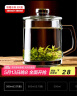 喜碧（Scybe）茶杯耐热玻璃杯办公杯玻璃茶杯带盖把手杯玻璃水杯格隆380ml 2只 实拍图