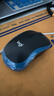 罗技（Logitech）M185鼠标 无线鼠标 办公鼠标 对称鼠标 黑色蓝边 带无线2.4G接收器 实拍图