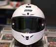 GSBgsb头盔gsb361摩托车头盔3C认证四季男女通用全盔机车仿赛头盔 珍珠白配透明镜片+顺丰快递 XL（建议57-58头围） 实拍图