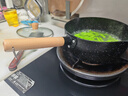 京东京造 小奶锅煮面汤锅 麦饭石色不粘锅雪平锅蒸煮辅食锅 带盖20cm 实拍图