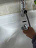 九牧（JOMOO）卫浴洗手盆卫生间自来水坐式面盆冷热出水水龙头洗手池洗脸盆浴室 自动除垢龙头【32680】枪灰 实拍图