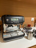 铂富（Breville）BES878 半自动意式咖啡机 家用 咖啡粉制作 多功能咖啡机 松露黑 Black Truffle 实拍图