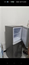 长城（GREAT WALL FRIDGE）家用迷你小冰箱小型冷冻冷藏保鲜宿舍出租房办公室节能省电双开门电冰箱 钛金黑126L【一级能效 全国联保】 实拍图