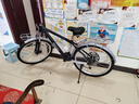 飞鸽（FG FLYING PIGEON）全轴承自行车城市通勤代步碟刹变速减震成人男女学生复古老式单车 黑色飞鸽专用变速 26寸 21速 实拍图