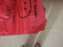 加厚塑料袋批发红色胶袋食品袋手提打包背心包装方便笑脸袋子定制 中厚 42*65cm 100只 实拍图